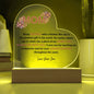Mom | Love Your Son | Heart Acrylic Plaque