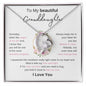 To My Beautiful Granddaughter | Forever Love Necklace
