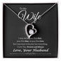 To My Wife Anniversary | Forever Love Necklace BW