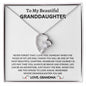 To My Beautiful Granddaughter | Forever Love Necklace