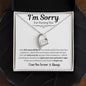 I'm Sorry For Hurting You | Forever Love Necklace