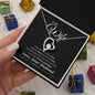 To My Wife Anniversary | Forever Love Necklace BW