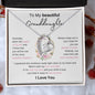 To My Beautiful Granddaughter | Forever Love Necklace