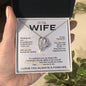 To My Wife - Forever Love Necklace Gift