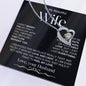 To My Beautiful Wife | Forever Love Necklace-BW1