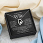 To My Beautiful Wife | Forever Love Necklace-BW1