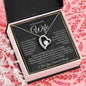 “To My Wife - A Journey of Love Message Card” Forever Love Necklace