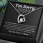 I'm Sorry For Hurting You | Black | Forever Love Necklace