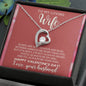 To My Loving Wife | Roses Are Red - Forever Love Necklace