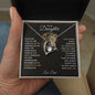 To My Daughter | Never Feel | Forever Love Necklace
