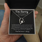 I'm Sorry For Hurting You | Black | Forever Love Necklace