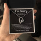 I'm Sorry For Hurting You | Black | Forever Love Necklace