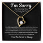 I'm Sorry For Hurting You | Black | Forever Love Necklace