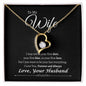 To My Wife Anniversary | Forever Love Necklace BW