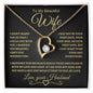 To My Beautiful Wife | Forever Love Necklace- BG