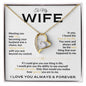 To My Wife - Forever Love Necklace Gift