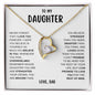 TO MY DAUGHTER | Forever Love Necklace | WB