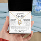 To My Beautiful Wife | Forever Love Necklace-WB