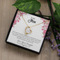 To My Mom | Thank You For Everything That You Do For Me - Forever Love Necklace