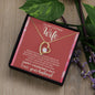 To My Loving Wife | Roses Are Red - Forever Love Necklace
