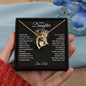 To My Daughter | Never Feel | Forever Love Necklace