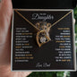 To My Daughter | Never Feel | Forever Love Necklace