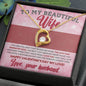 To My Beautiful Wife | You Are My Light - Forever Love Necklace