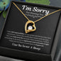 I'm Sorry For Hurting You | Black | Forever Love Necklace