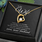 To My Wife Anniversary | Forever Love Necklace BW