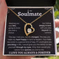 To My Soulmate | Deeply In Love | Forever Love Necklace