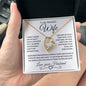 To My Beautiful Wife | Forever Love Necklace-WB