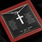 Dear Dad | Thank You - Stainless Steel Cross Necklace