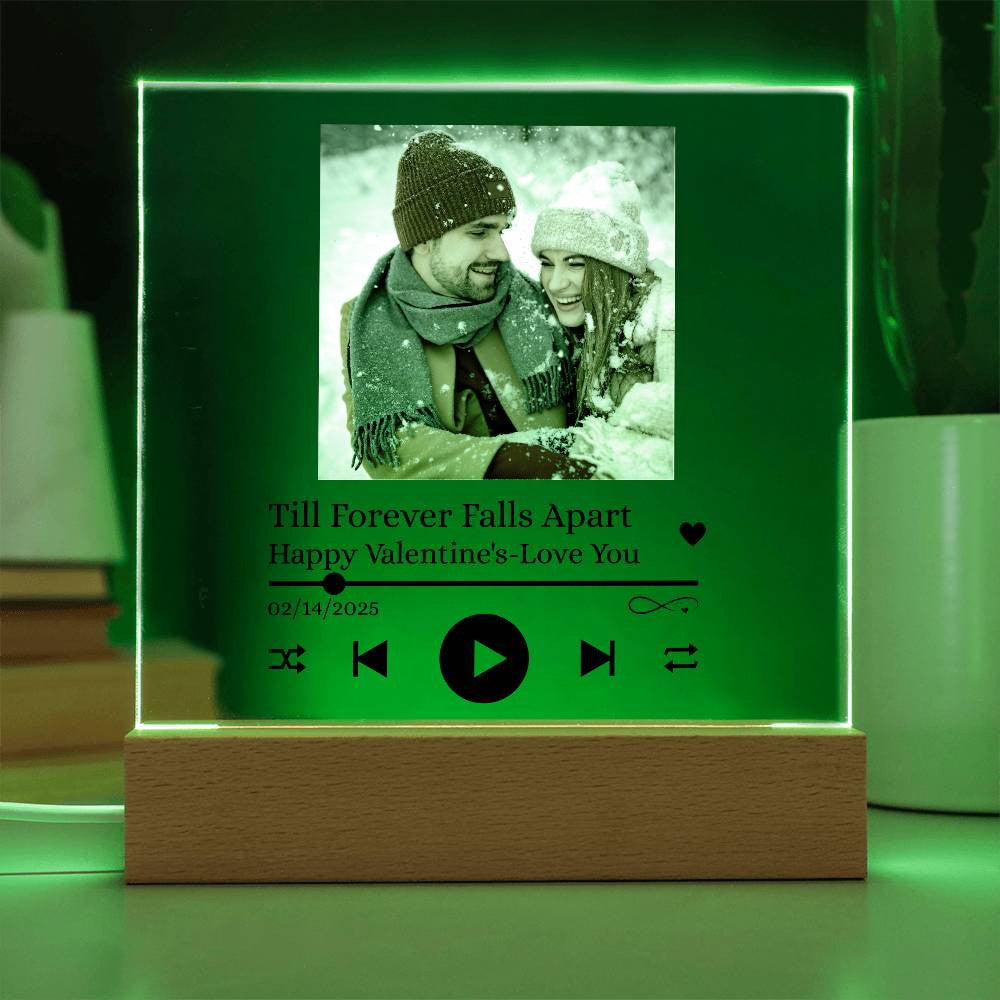 Personalized Music Acrylic Square Plaque