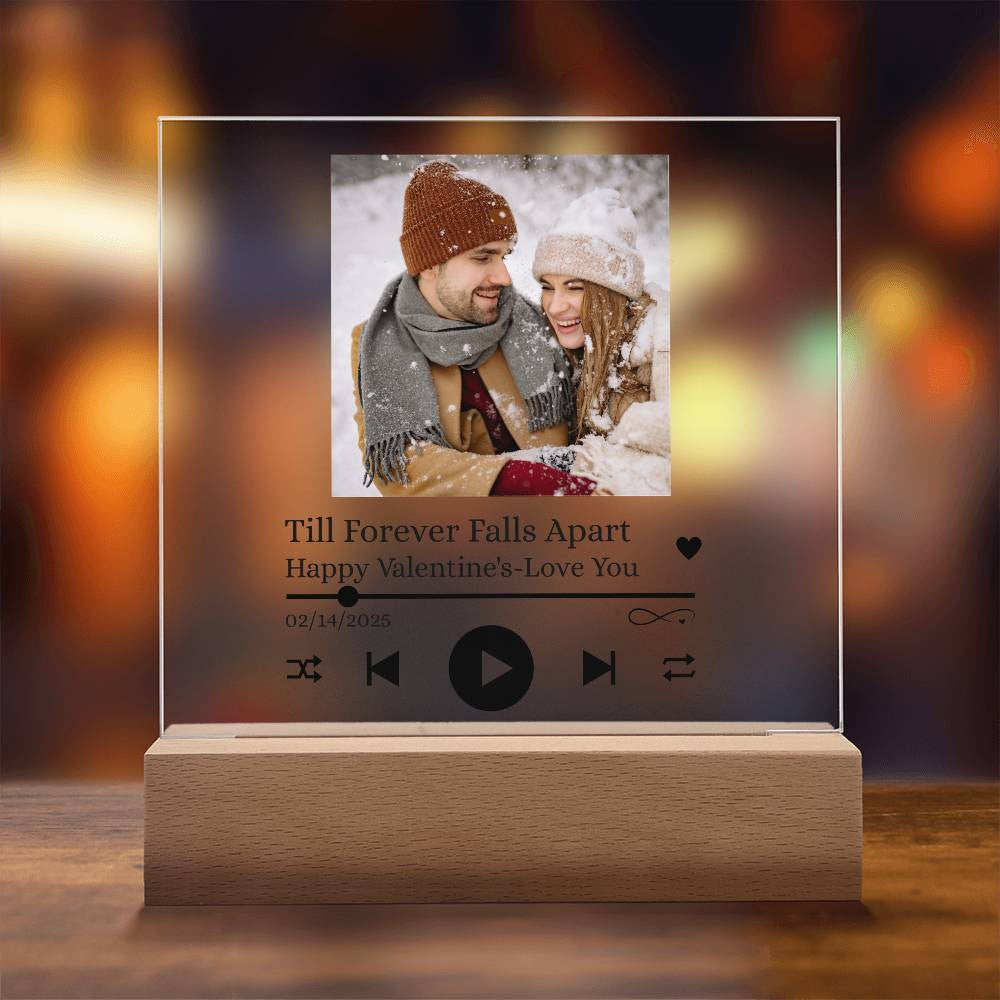 Personalized Music Acrylic Square Plaque