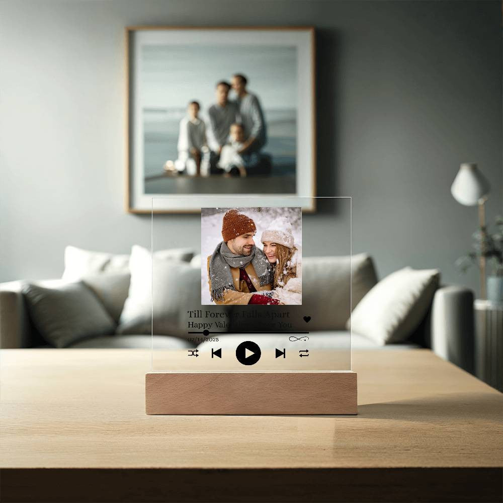 Personalized Music Acrylic Square Plaque