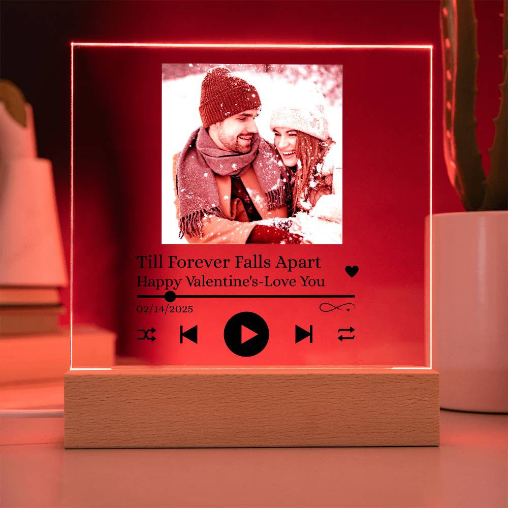 Personalized Music Acrylic Square Plaque