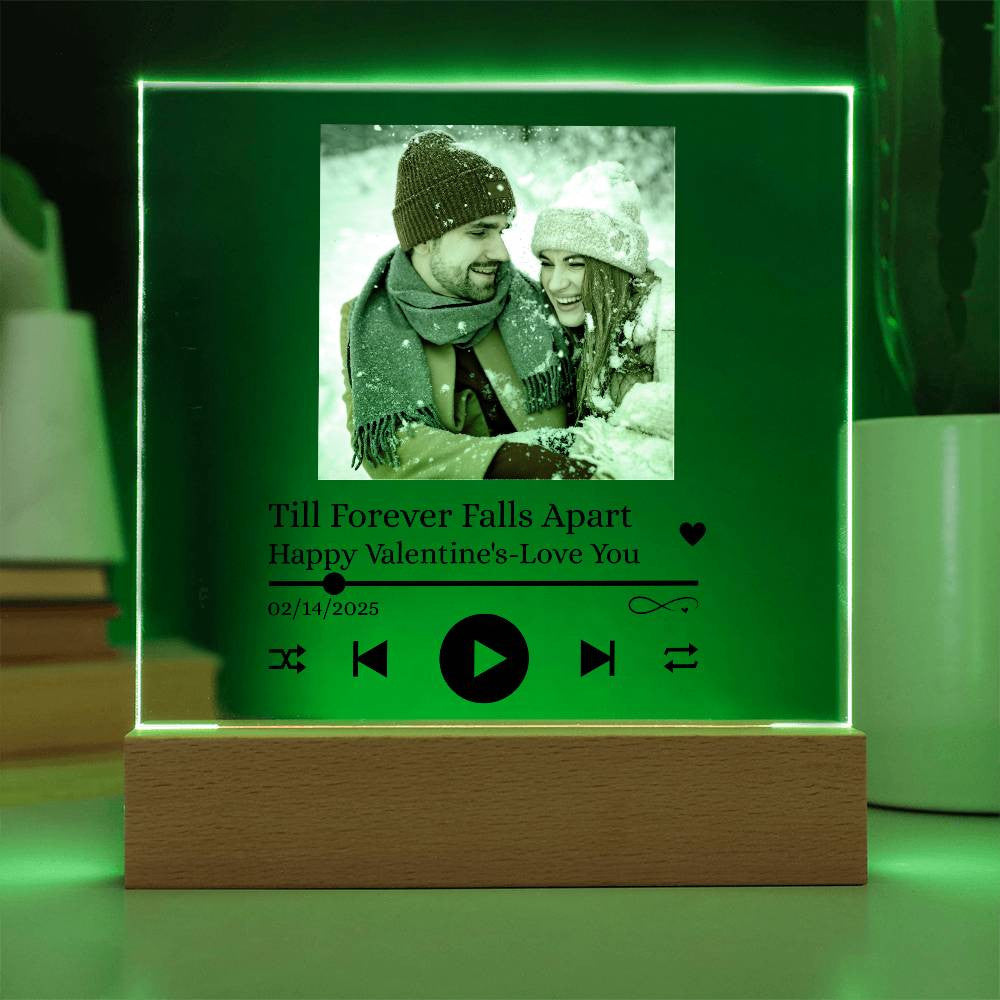 Personalized Music Acrylic Square Plaque