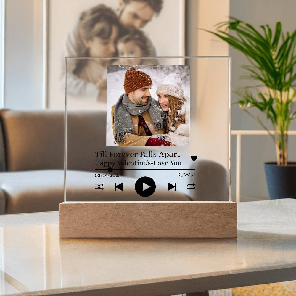Personalized Music Acrylic Square Plaque