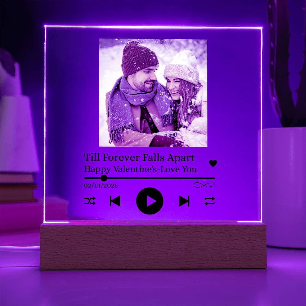 Personalized Music Acrylic Square Plaque