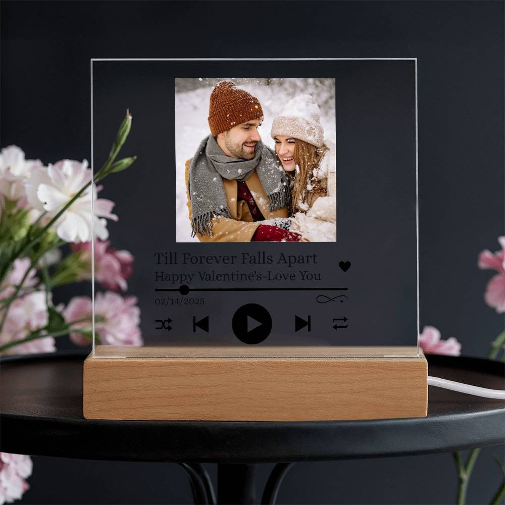 Personalized Music Acrylic Square Plaque