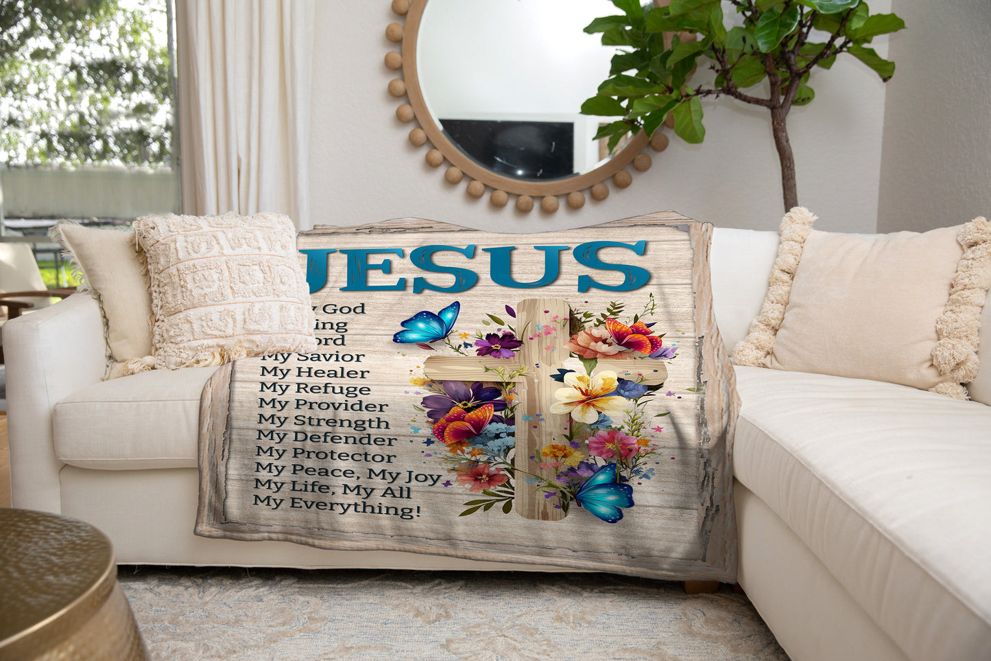 Jesus Is My God Blanket