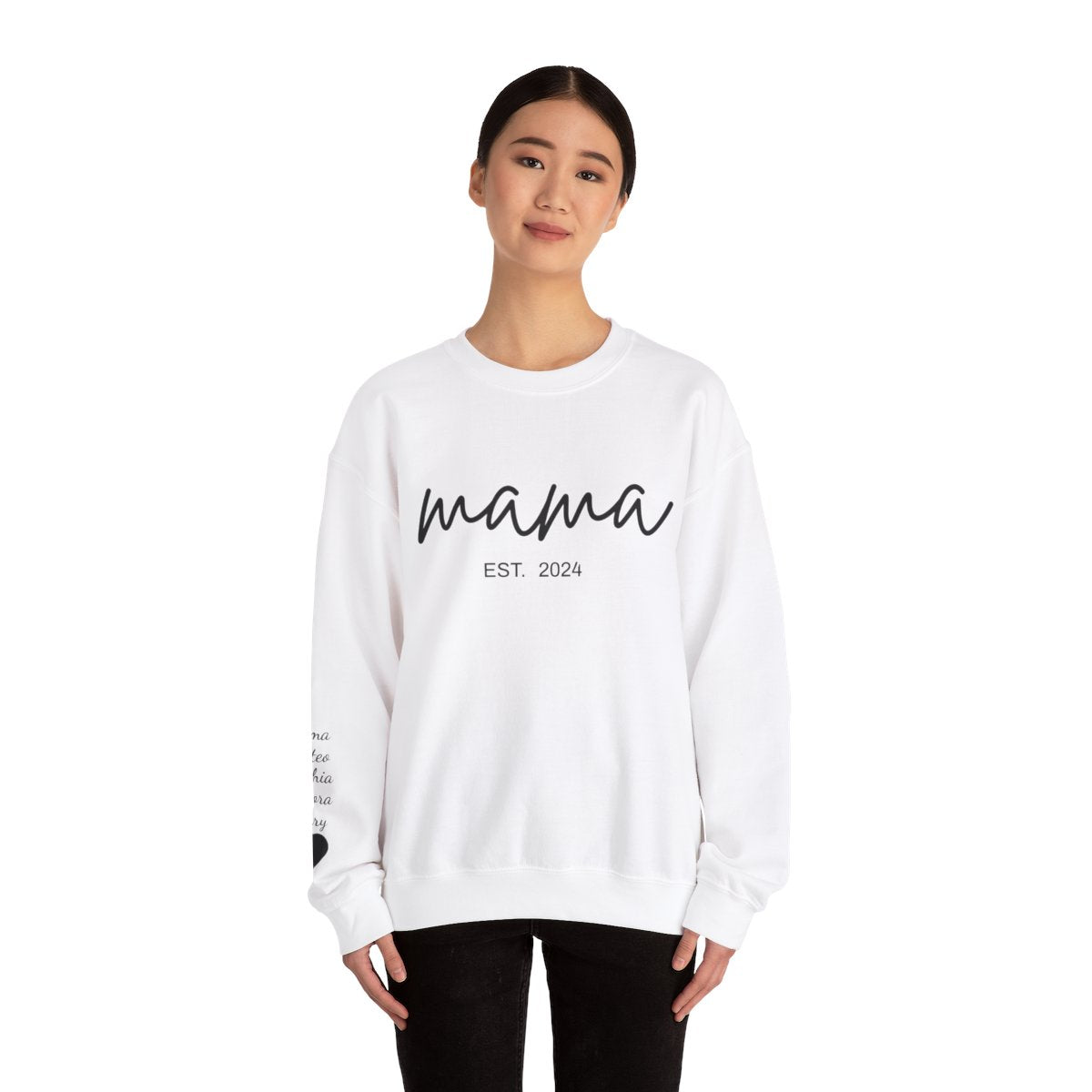 Personalized Mama Established Sweatshirt
