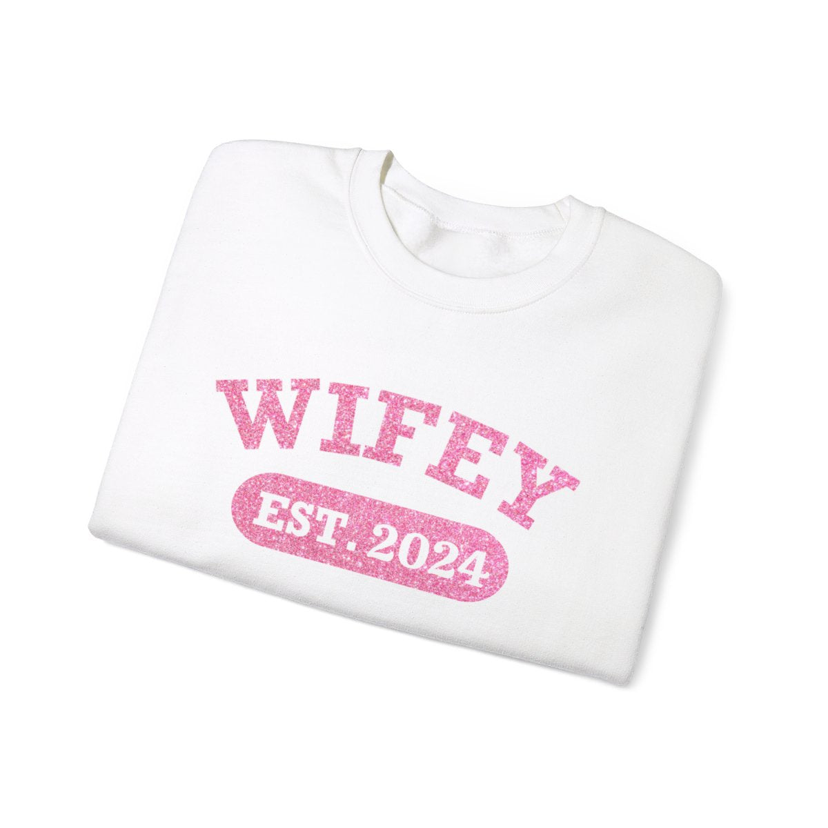 Personalized Wifey Crewneck Sweatshirt