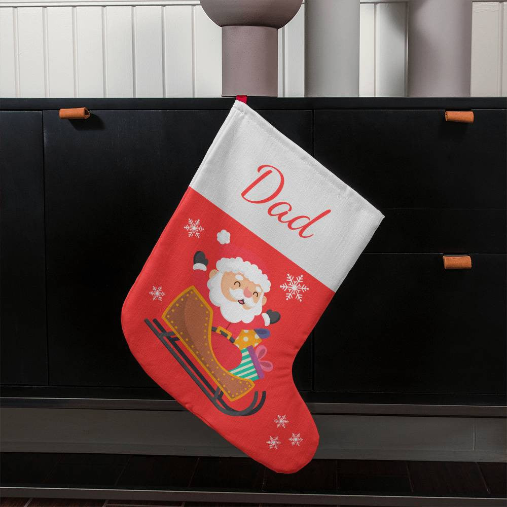 Personalized Giant Christmas Holiday Stocking