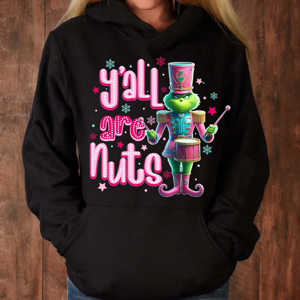 Y'ALL ARE NUTS GRINCH APPAREL