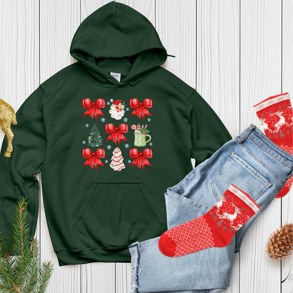 Christmas Coquette Red Bow