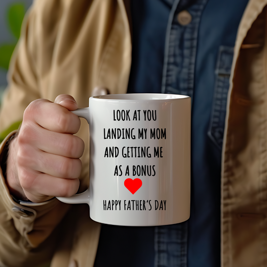 Getting Me As A Bonus - White Mug