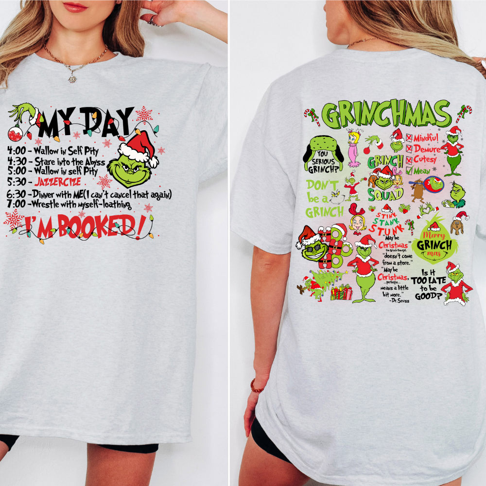 I'm Booked Grinchmas Apparel