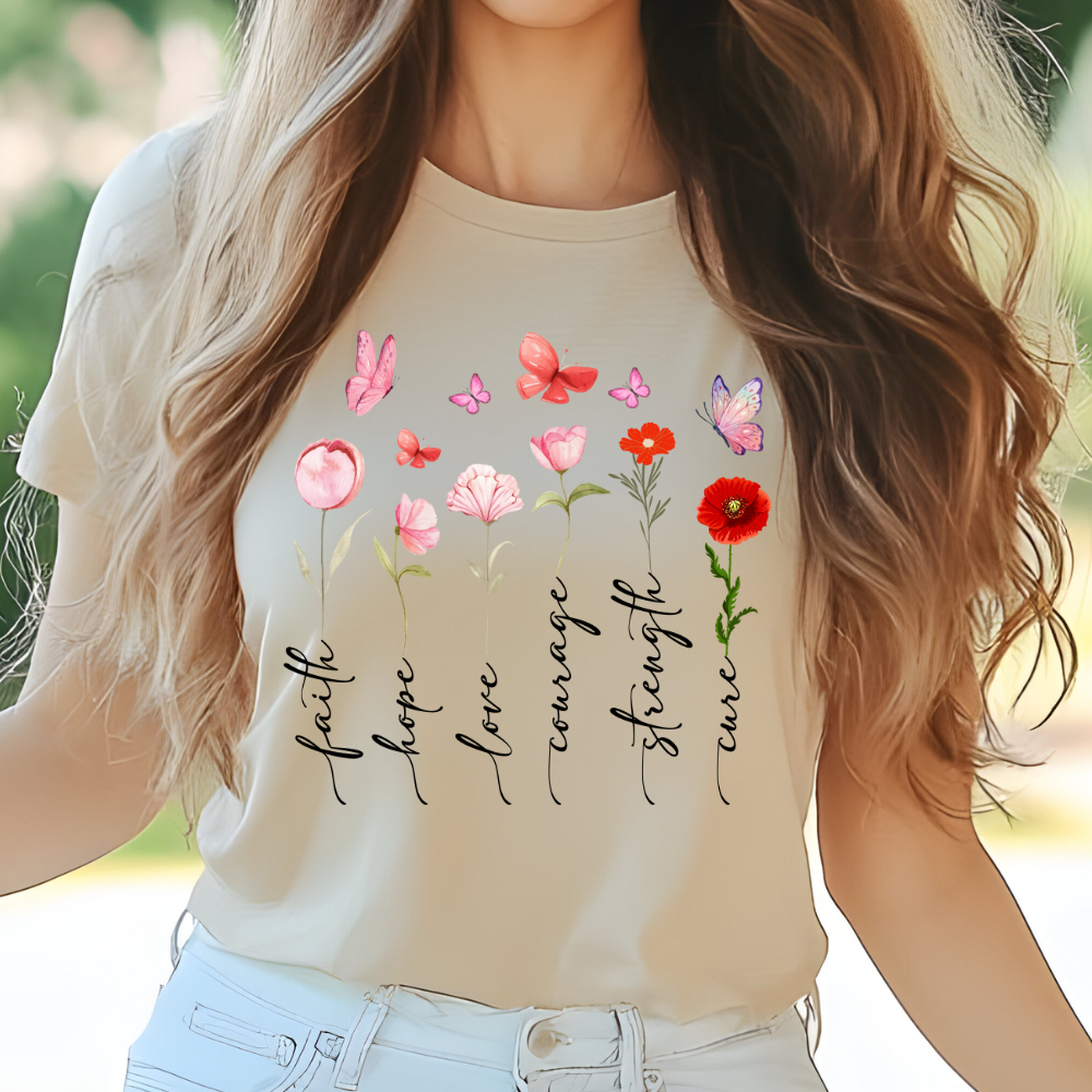 Faith Hope Love Bible Verse Apparel