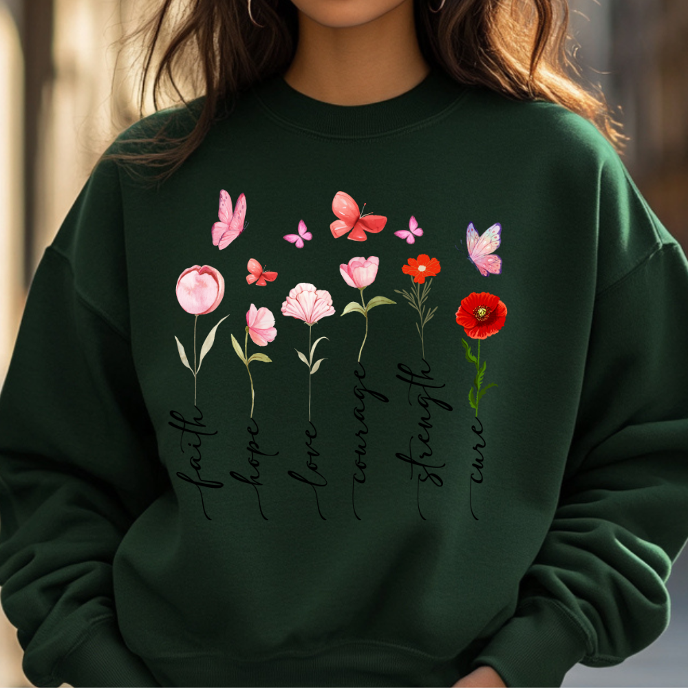 Faith Hope Love Bible Verse Apparel